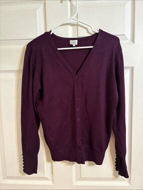 Cielo cardigan in plum